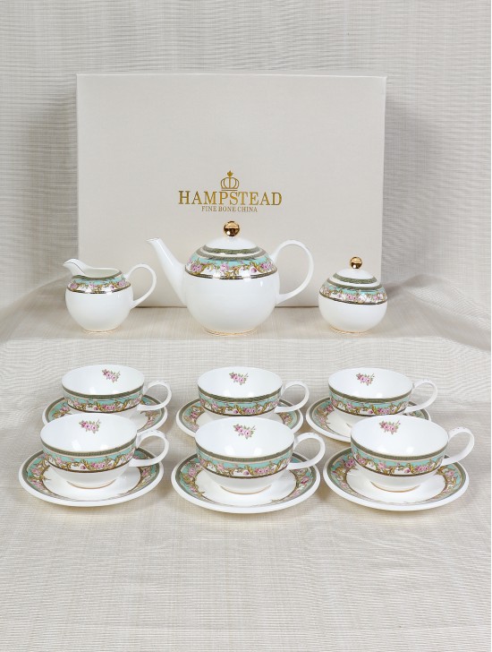 15 pcs Tea Set With Gift Box